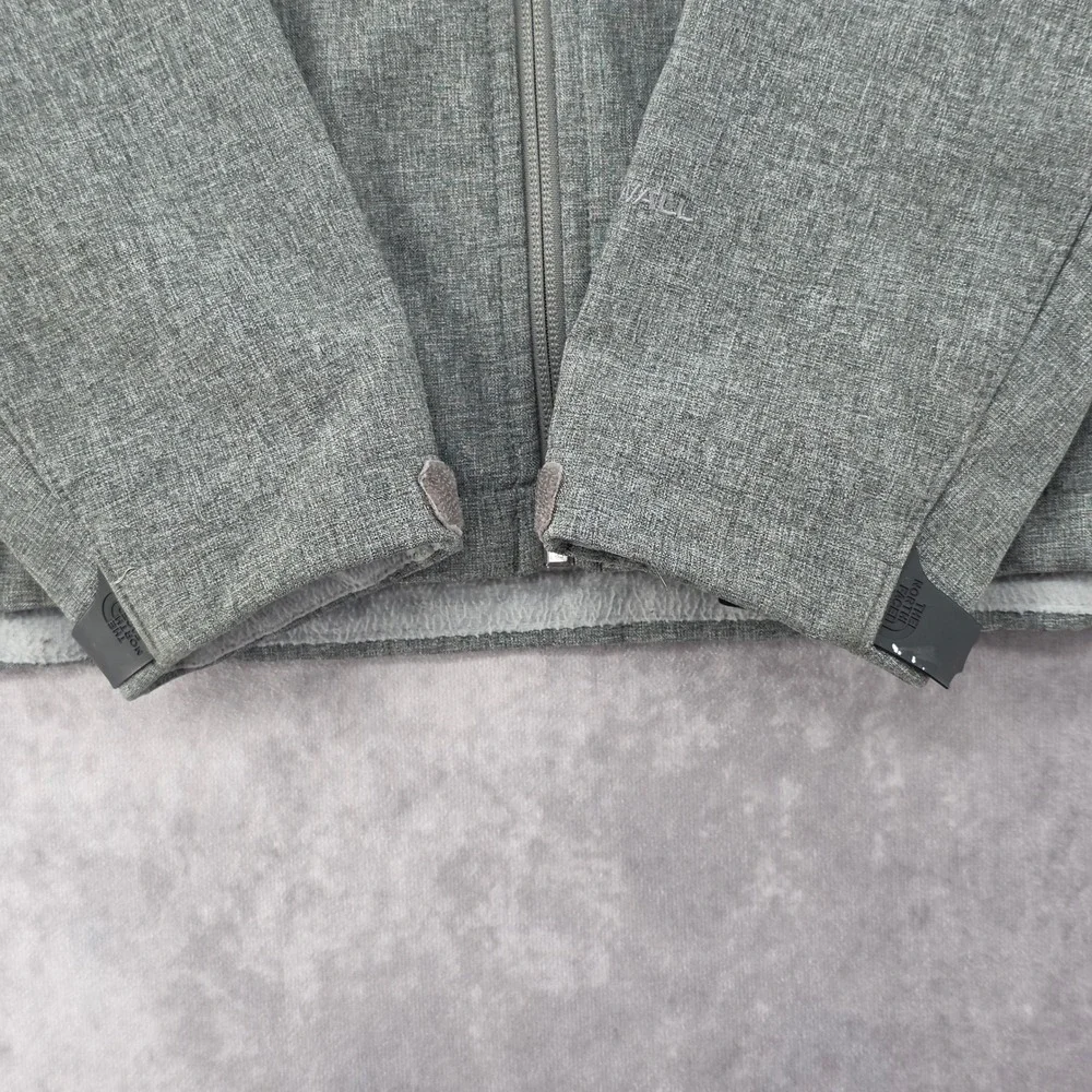 The North Face Apex Bionic WindWall Softshell Jacket Mens Small Grey Heather